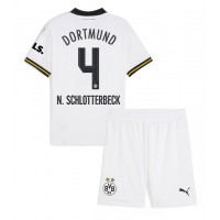 Borussia Dortmund Nico Schlotterbeck #4 Fotballklær Tredjedraktsett Barn 2024-25 Kortermet (+ korte bukser)